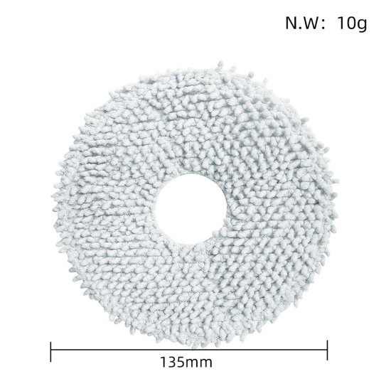 Αυθεντικό ανταλλακτικό πανάκι σφουγγαρίσματος πλήρους κάλυψης για Xiaomi Robot Vacuum X10+ / X20+ / S10+ / S20+